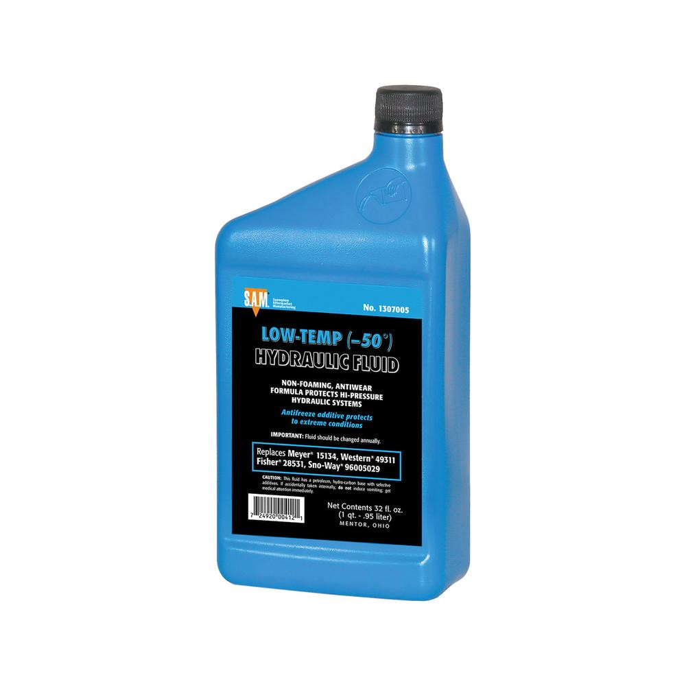 1307005 -LOW-TEMPERATURE BLUE HYDRAULIC FLUID (1 QUART BOTTLE)