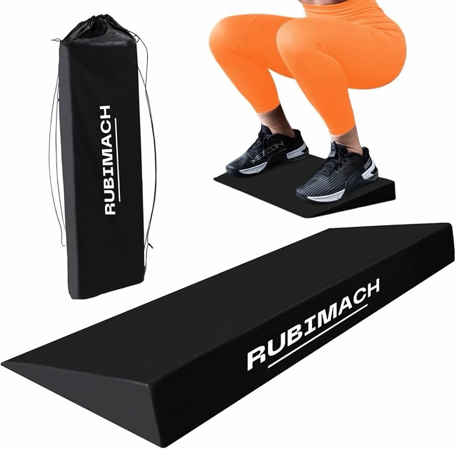 Rubimach Squat Wedge Calf Stretcher Squat Wedge Block Heel Elevated Efficiently