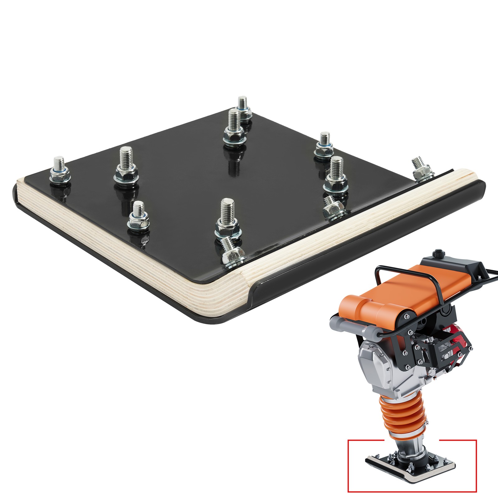 Wood Shoe Kit For Multiquip Mikasa MTX70 MTX80 MTX90 Jumping Jack Tamper Rammers