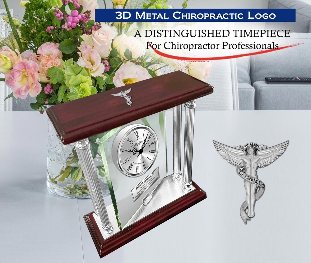Chiropractic School Graduation Gift Engraved Clock Chiropractor Congratulation