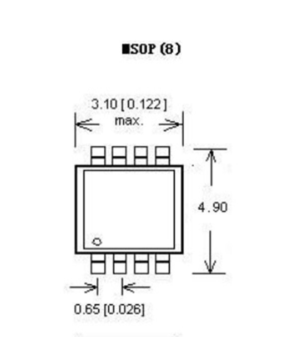MSOP8 spring loaded pogo adapter for Smelecom DSP3 USAProg
