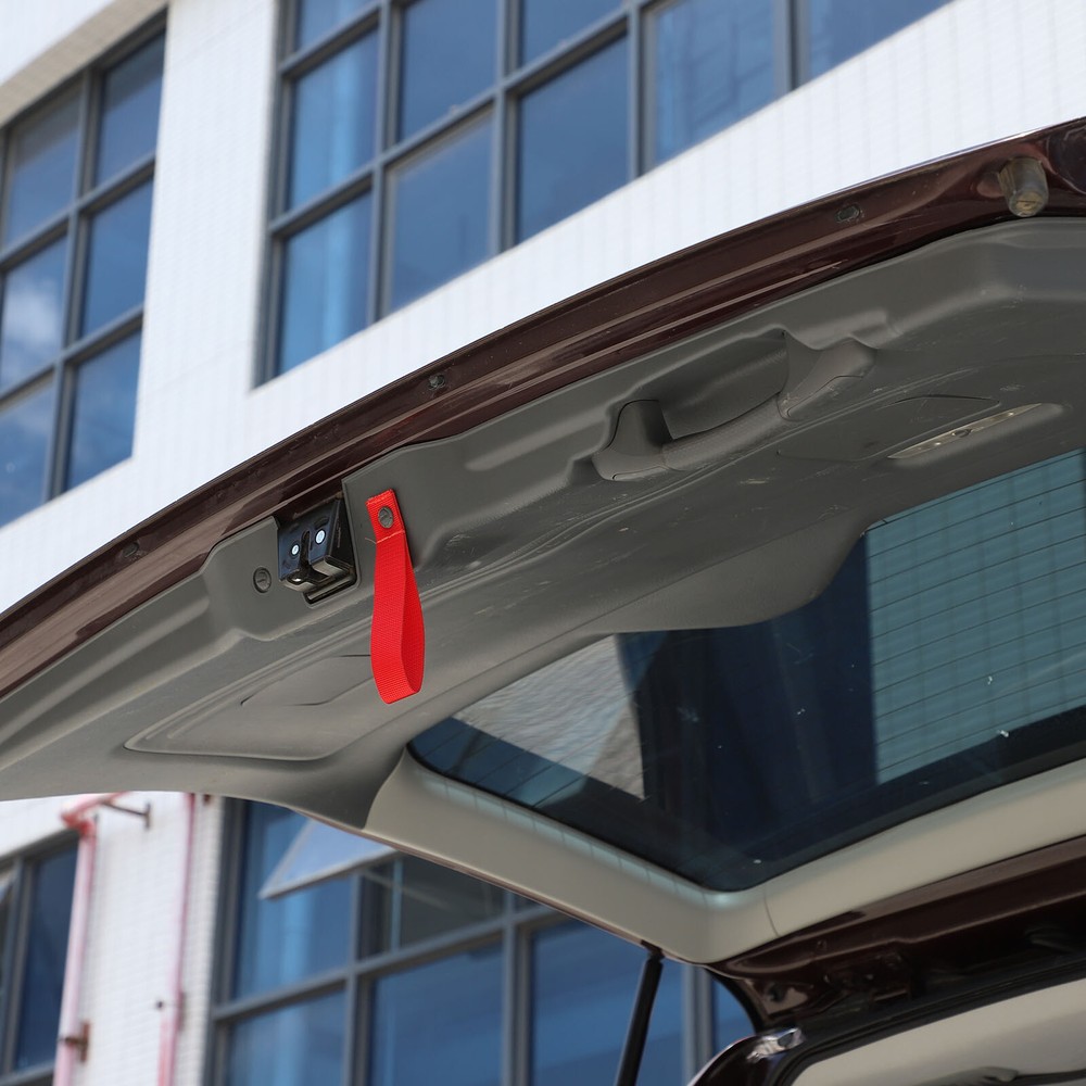 Red Interior Rear Trunk Handle Pull Strap For Honda Pilot 2008