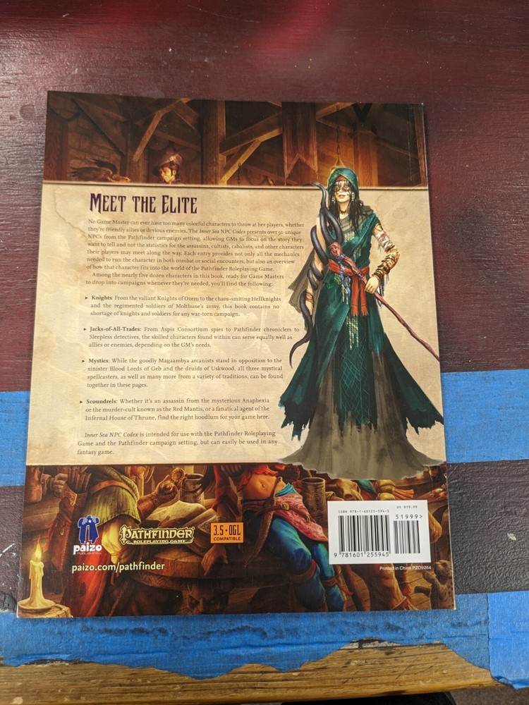 Intercity NPC Codecs Pathfinder Campaign Setting Paizo D20 3.5