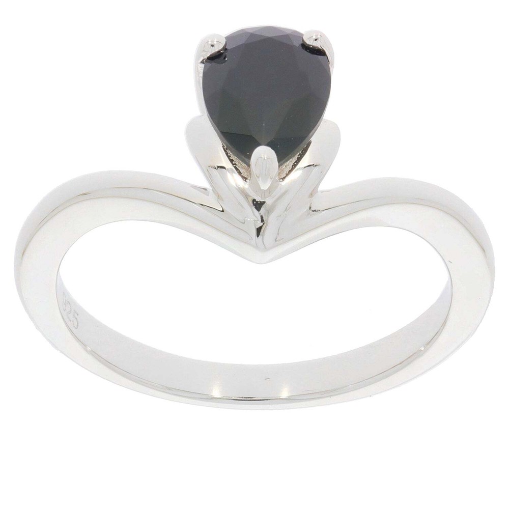 Sterling Silver Semi Mount Ring Setting Pear PE 7X5mm
