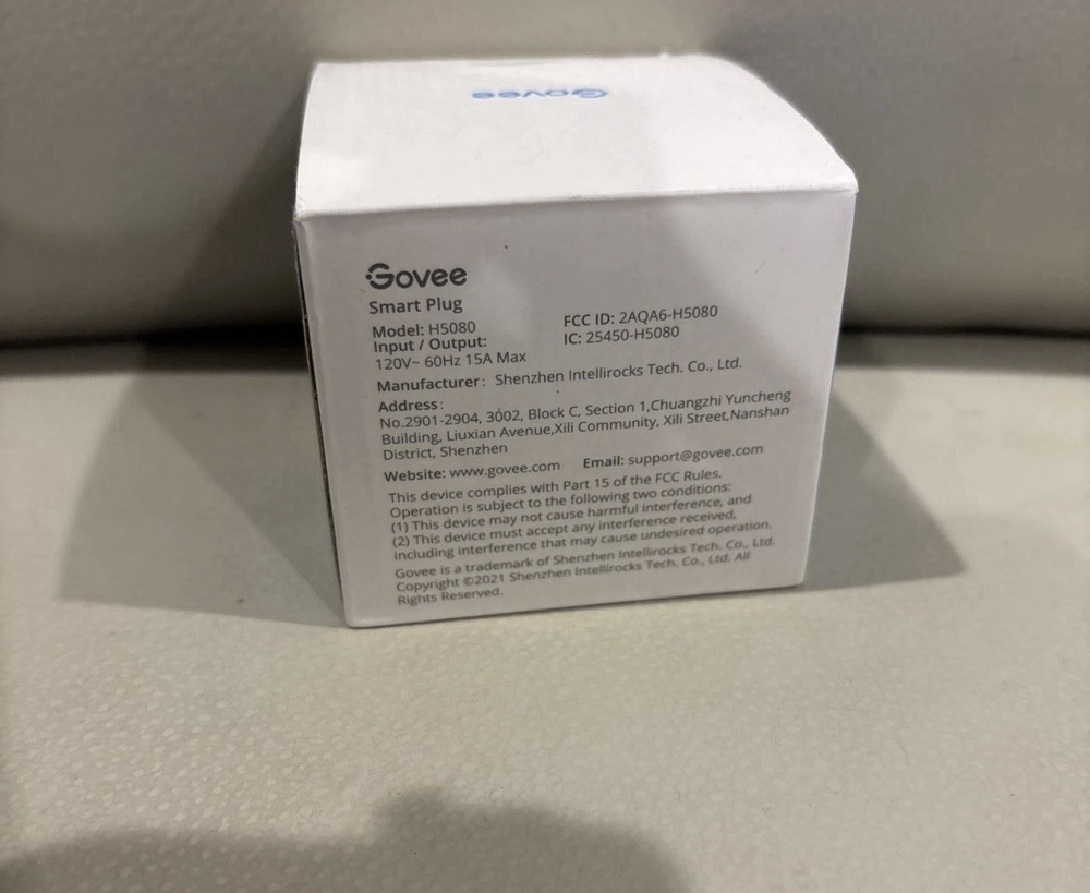 Govee Smart Plug Pro 2 Pack Model H5080