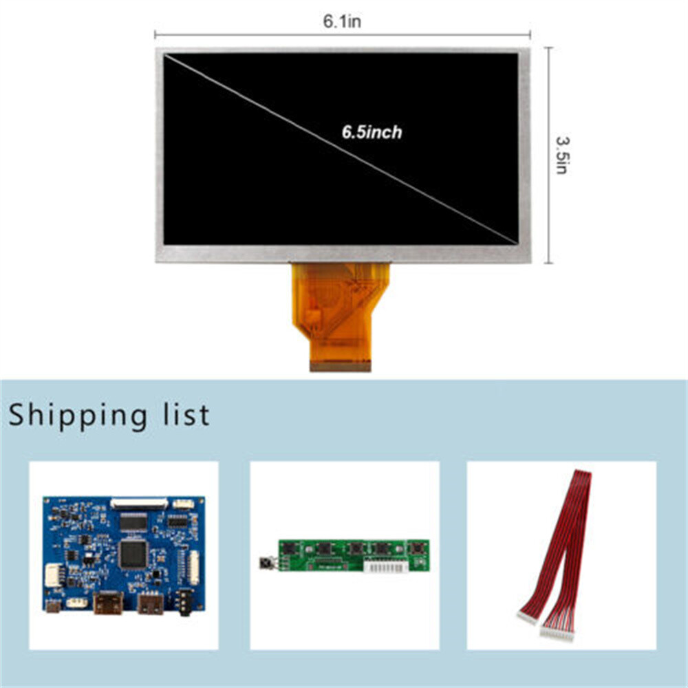 HDMI USB LCD Controller Board 6.5" AT065TN14 800X480 LCD Screen