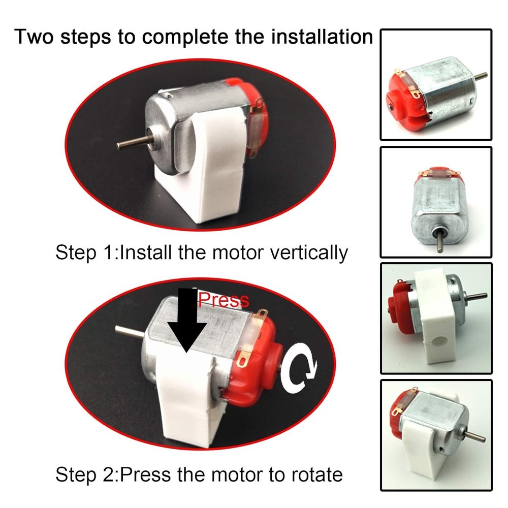 Mini Electric Hobby Motor Kit with Propeller