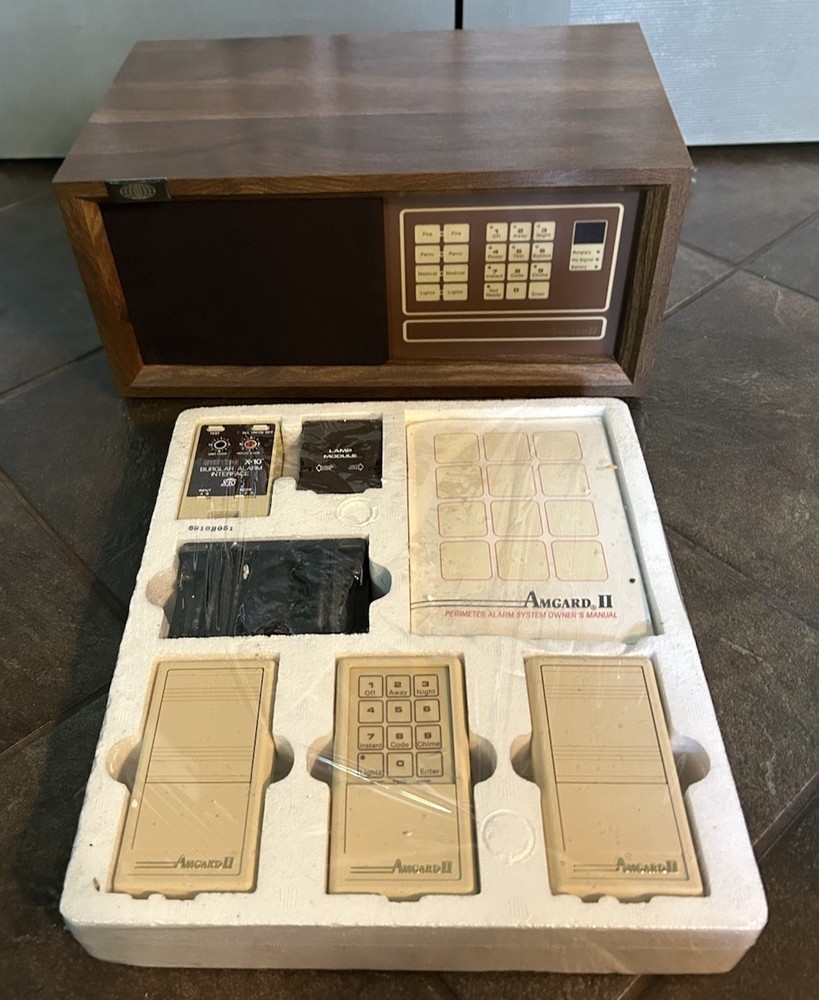 Vintage Amgard II Wireless Security System