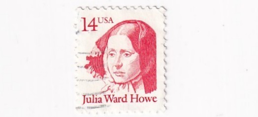 STAMP SCOTT 2176 "Author Julia W. Howe" 14 CENT 1987 USED - F