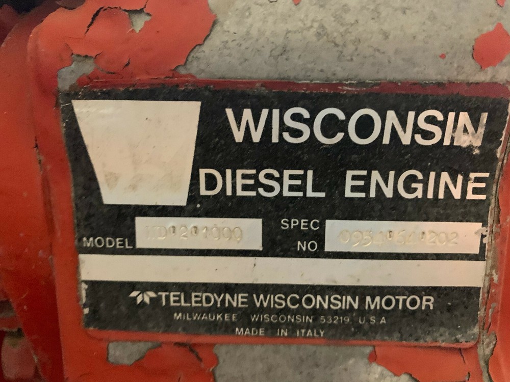 Cummins Industries Fire Pump with Wisconsin Diesel Engine