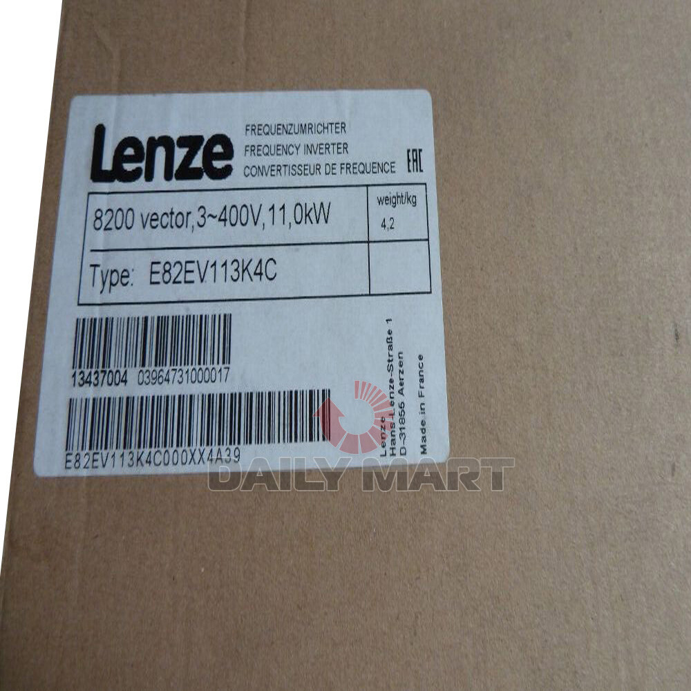 New In Box Lenze E82EV113K4C Inverter