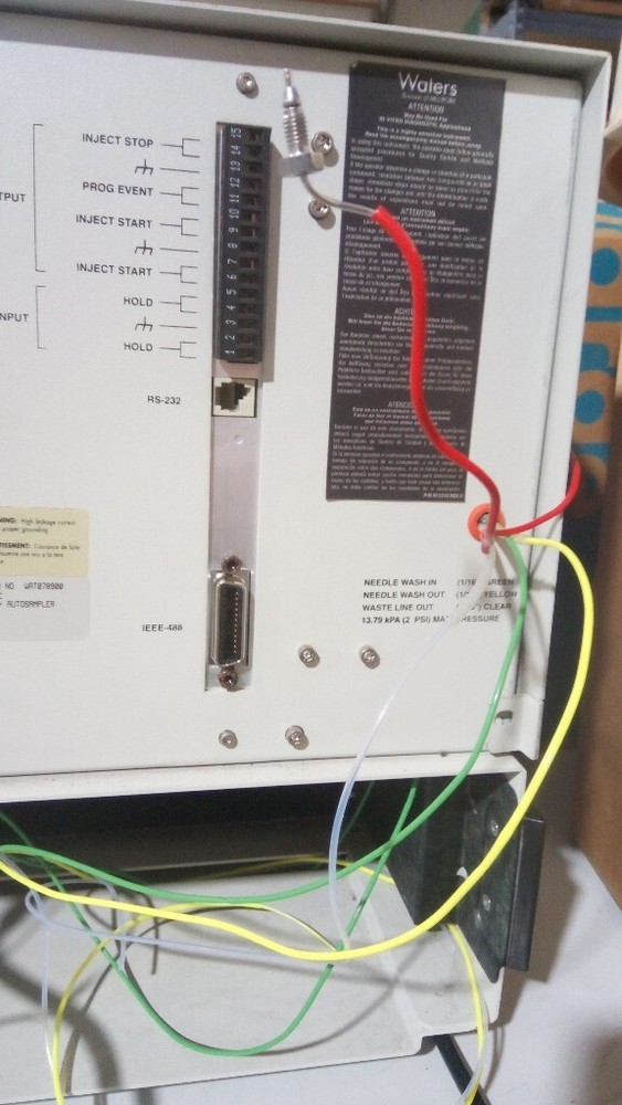 Waters 717 Plus HPLC Autosampler Liquid Chromatography WAT078900 Carousel Error