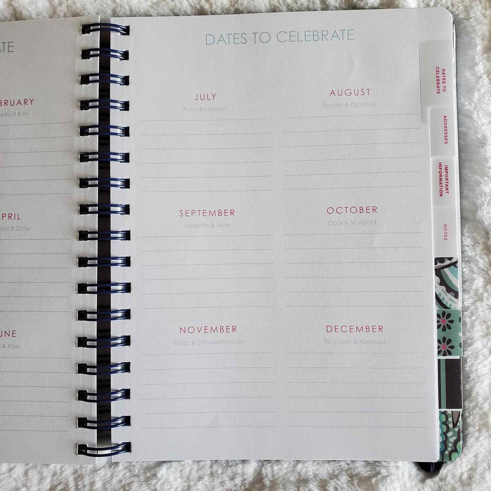 Vera Bradley 12 Months Non-Dated Planner