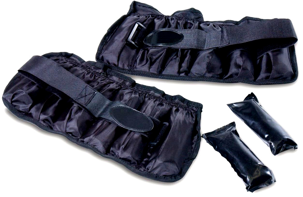 Adjustable Ankle Weights,10-Pound , Black
