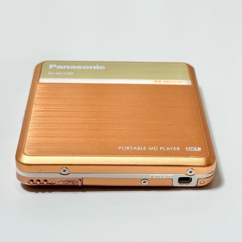 Panasonic SJ-MJ100 Portable MD Player Operation confirmed