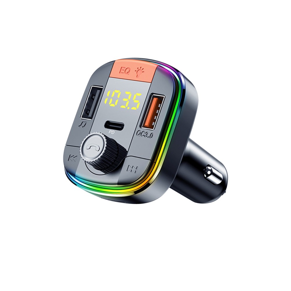 High-Speed USB 2.0 Fast Charging Car MP3 Player FM Transmitter Bluetooth 5.0