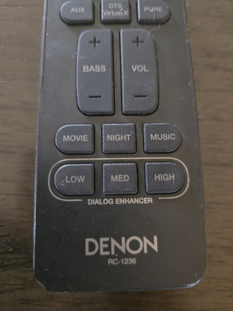 DENON Audio Remote Control RC-1236