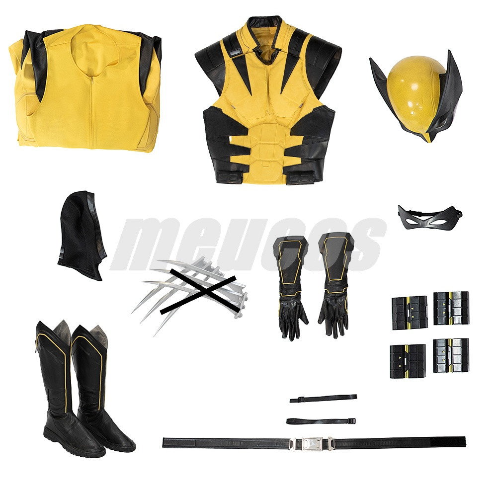 Marvel' s Wolverine Costume Cosplay Full Set