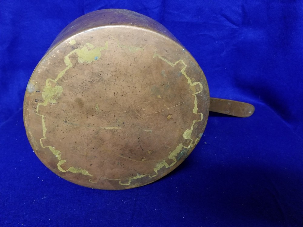 Antique Hand Made Copper Pot, Dovetailed