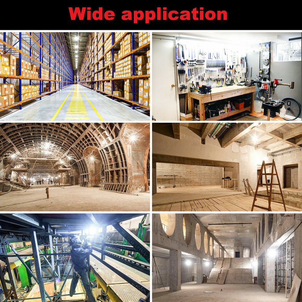 LED Construction Work Light Daylight Temporary Jobsite Workshop Portable 150W