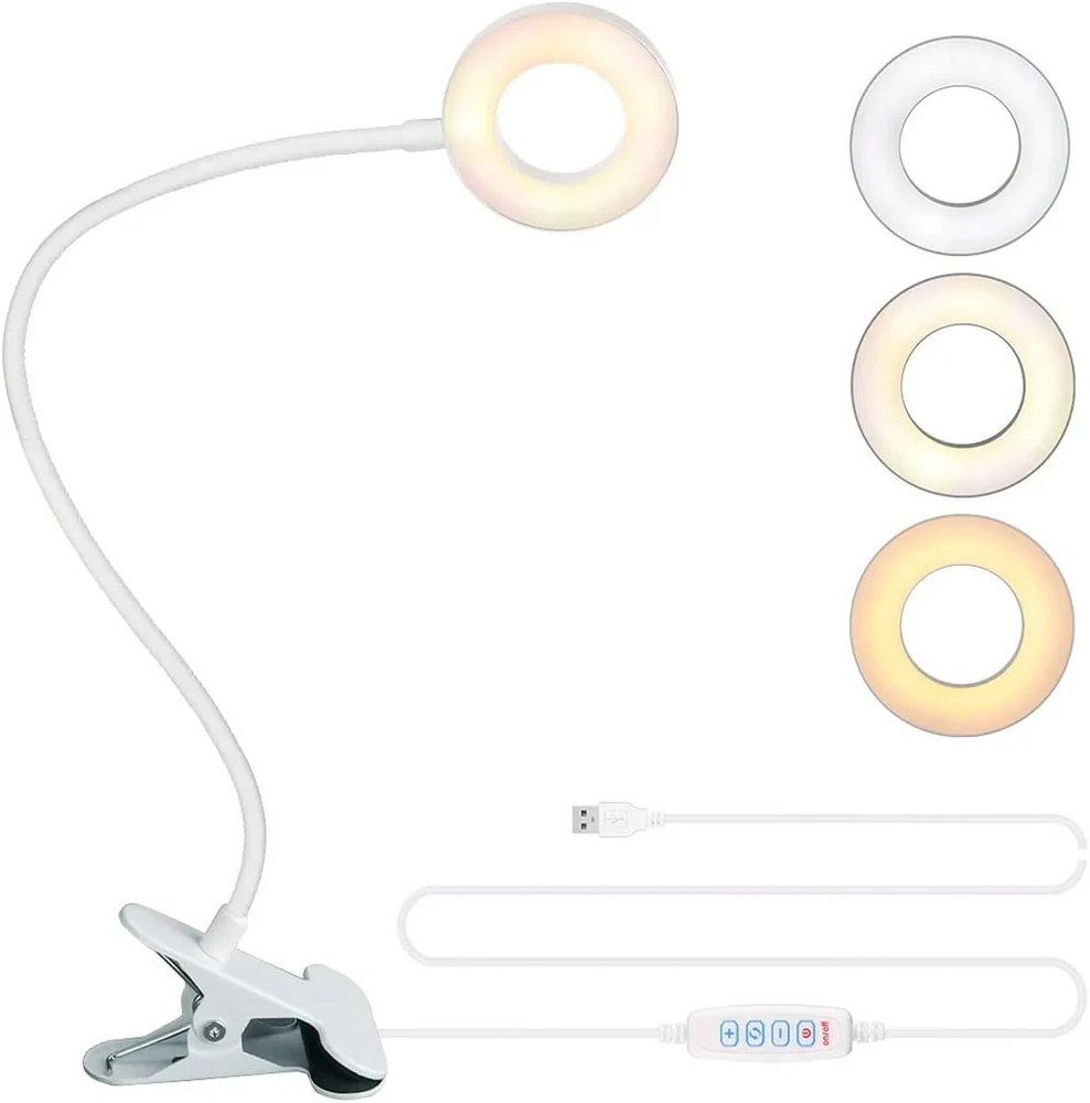 LED Live Streaming Kit 3 Mode Ring Light USB Powered Universal Phone Holder