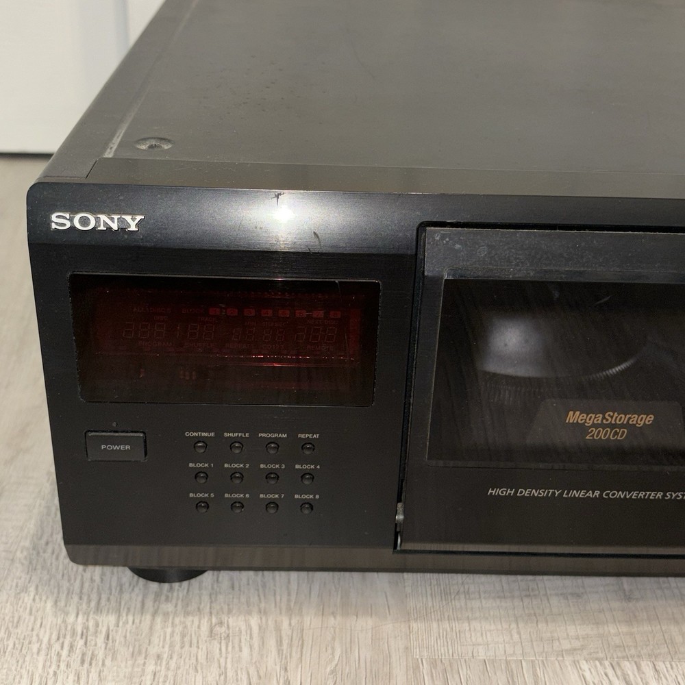 Sony CDP-CX205 Compact Disc Player Mega Storage 200 CD Player Changer - Tested!
