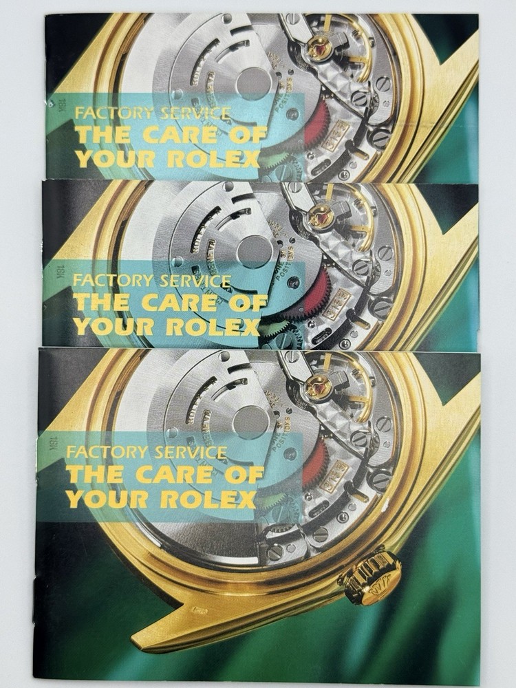 “Factory Service” Authentic Rolex Booklet