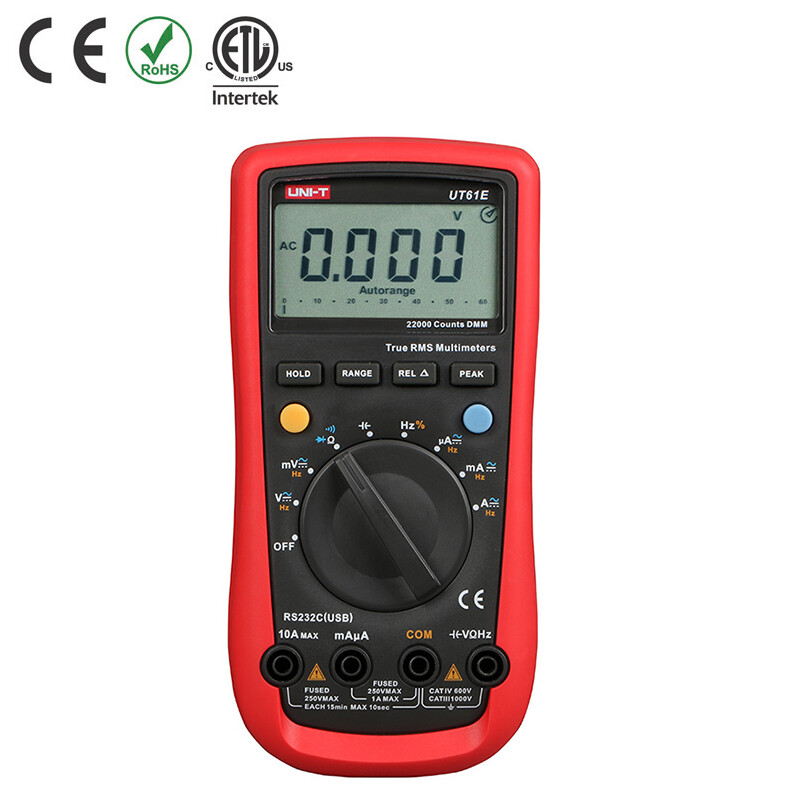 UNI-T UT61E AC/DC Modern Digital Auto Ranging Multimeters True RMS