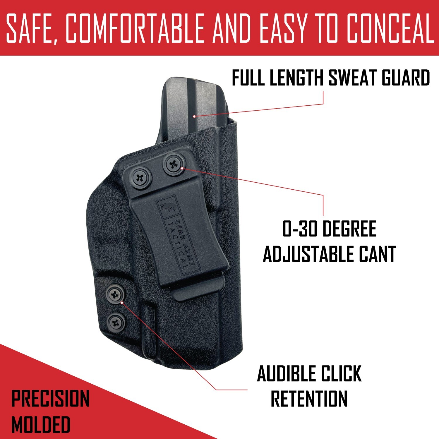 IWB KYDEX Holster Compatible with: Taurus G3C / G2C / G2S & Millennium G2 PT111