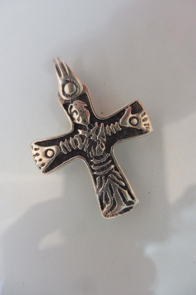 Beautiful, old Pendant, Cross 925 Silver