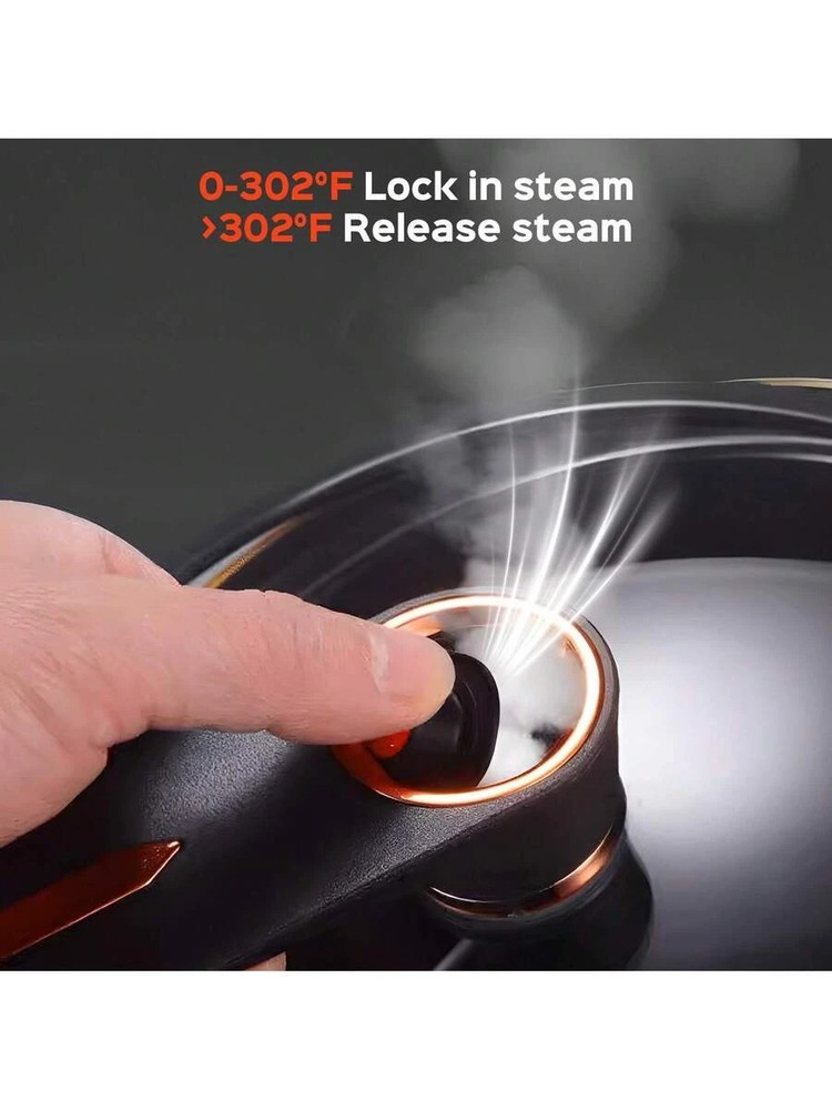 Micro Pressure Cooke Non-Stick Pot 8L 8.45Qt Multi-Function Cooking Open