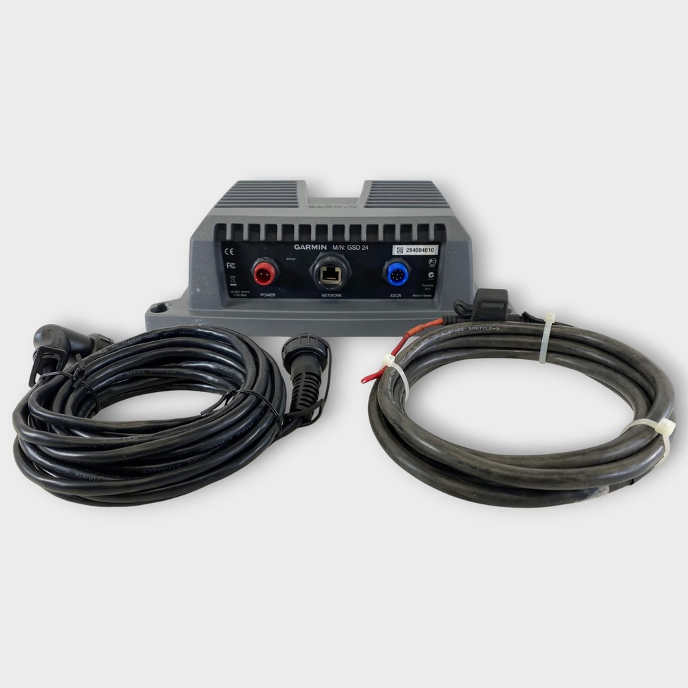 Garmin GSD 24 Network Sounder Module w/Power Cable/Network Cable Used Tested