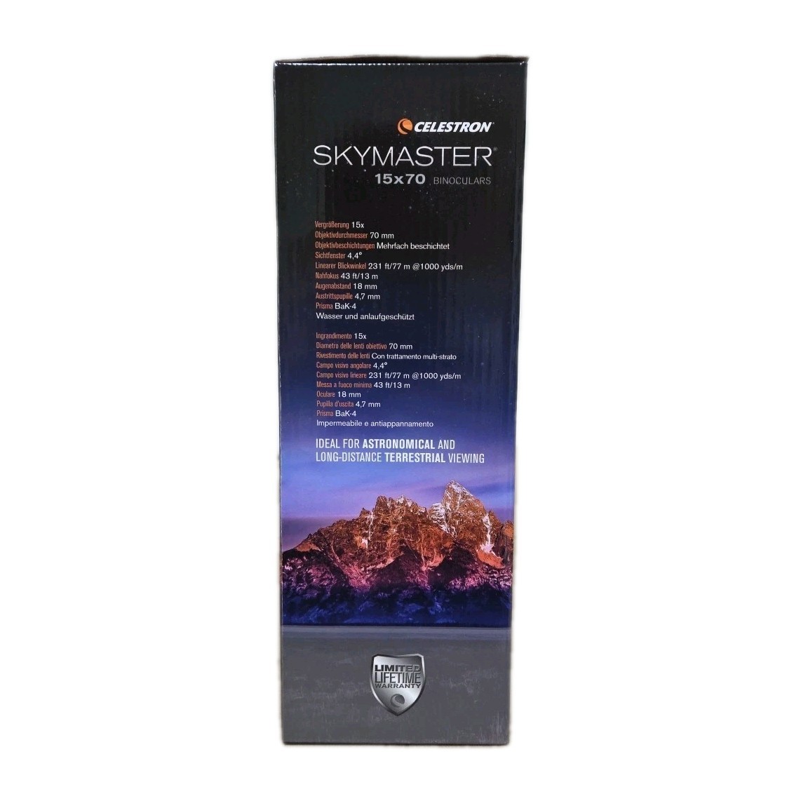 Celestron SkyMaster 15x70 Binoculars Powerful Astronomy with Tripod Adapter