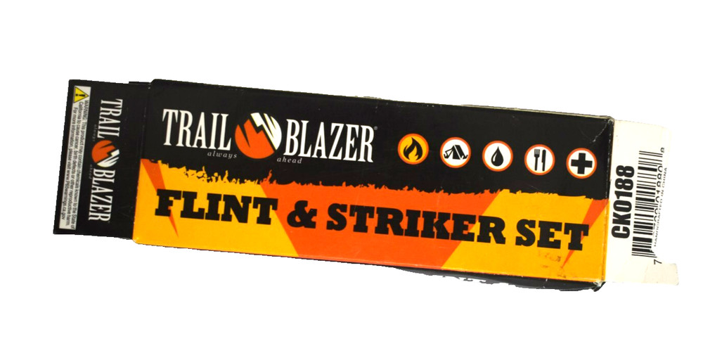Trailblazer Multifunctional Firestarter & Striker Tool Kit Set 4-5/8" OAL