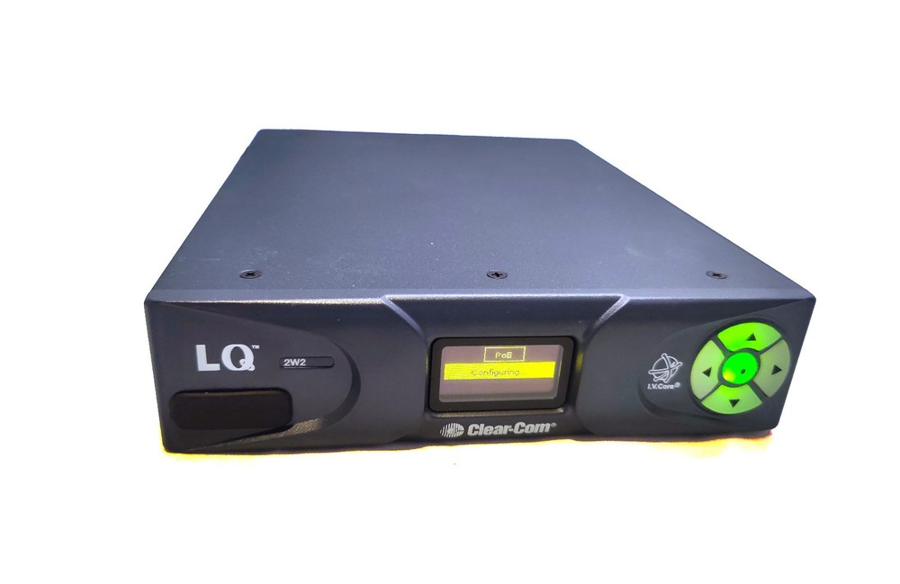 Clear-Com LQ-2W2 2-wire Intercom IP Network Interface - Works