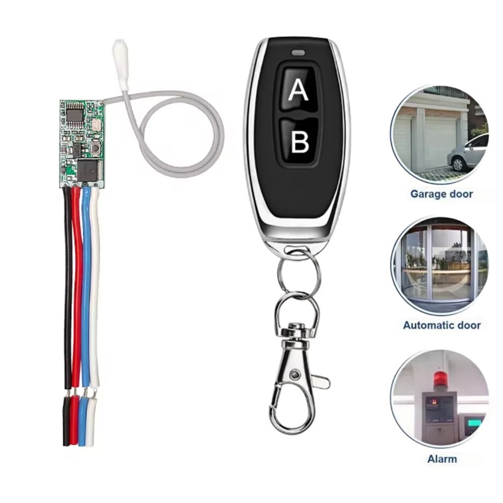 433mhz DC 3.6-24V 1CH Relay Wireless RF Remote Control Switch Receiver Module