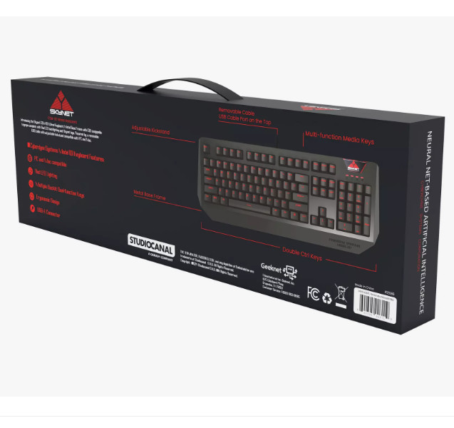 The Terminator 40th Anniversary SKYNET LED Keyboard GameStop Exclusive CSM-101