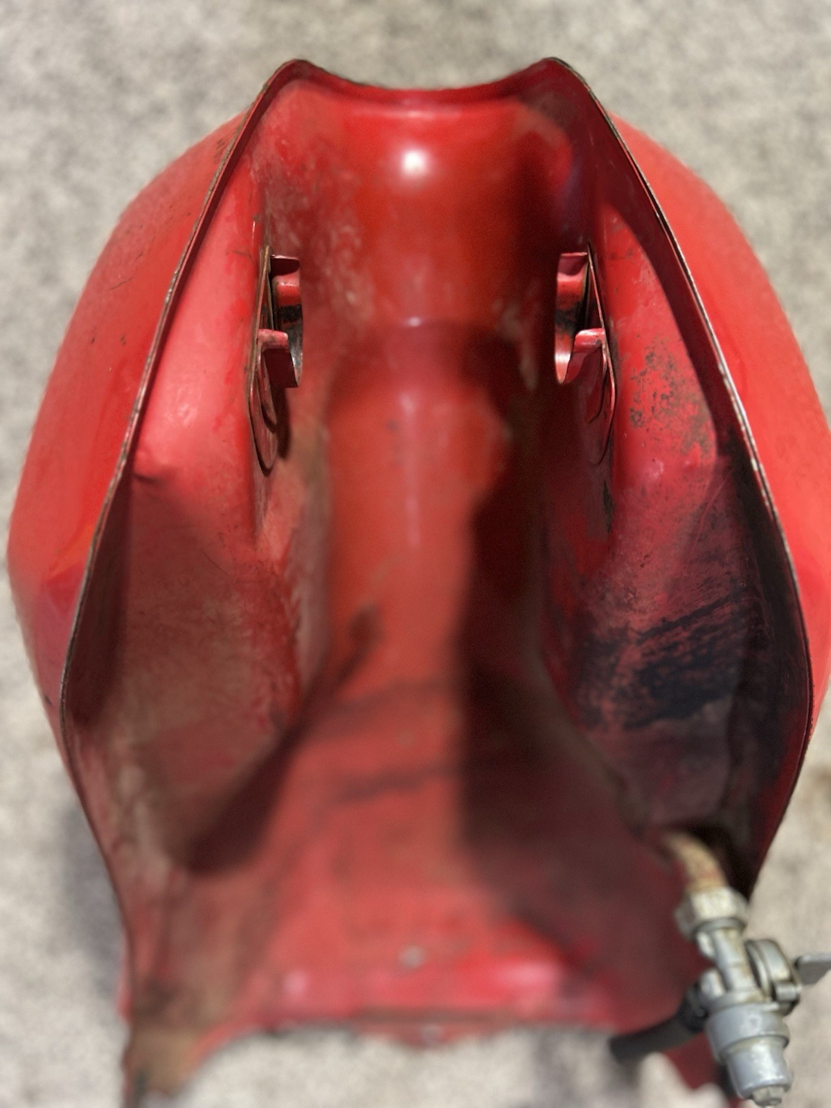 Honda Atc Big Red Oem Gas Fuel Tank 250es 1985 1986 86 85 87 250 Es Clean Inside