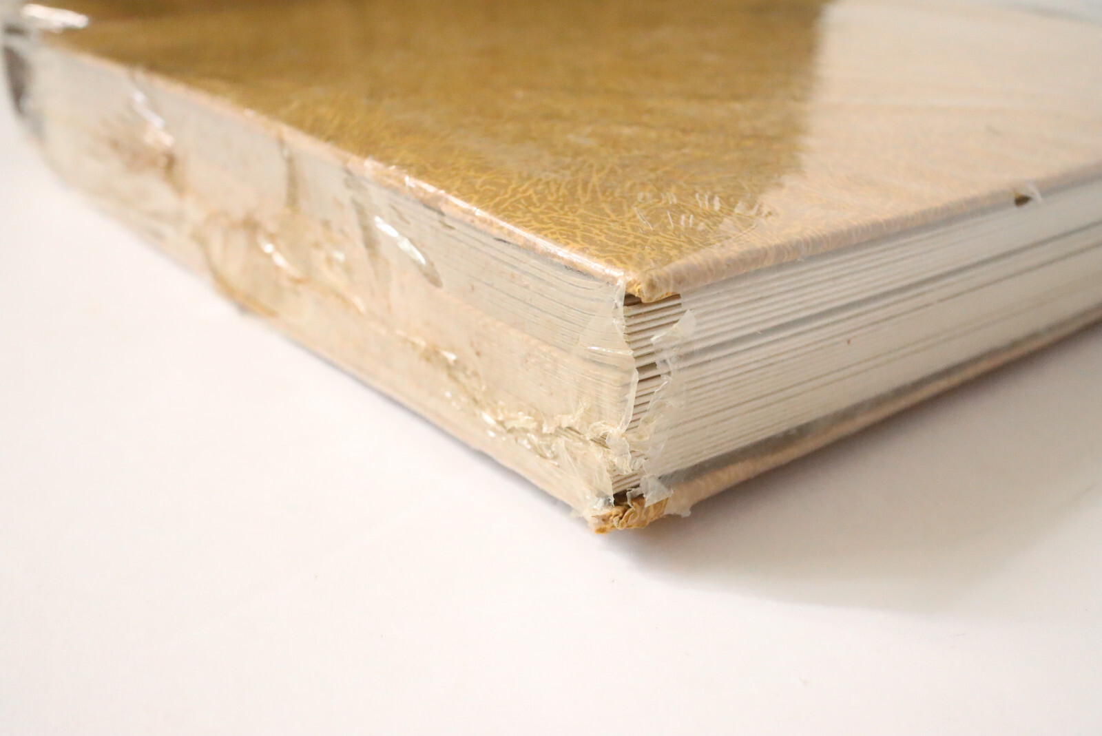 Vintage 60s 70s NEW UNSUED Photo Album 60 Magnet Pages Yellow Orange