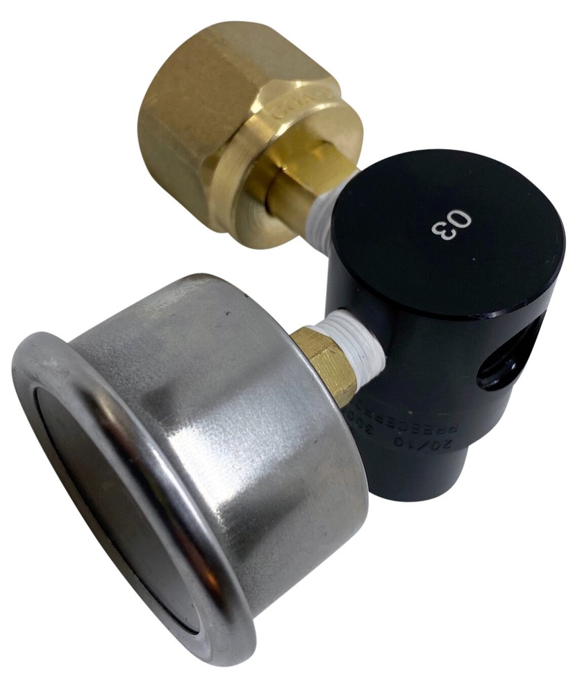 Co2 Air Shifter Compact Mini Aluminum Fixed Regulator 100 PSI