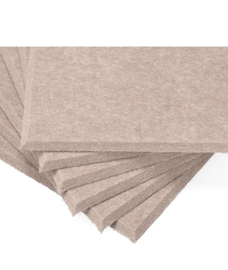 Bubos Acoustic Absorption Panels 6pc Soundproofing Decorative Camel