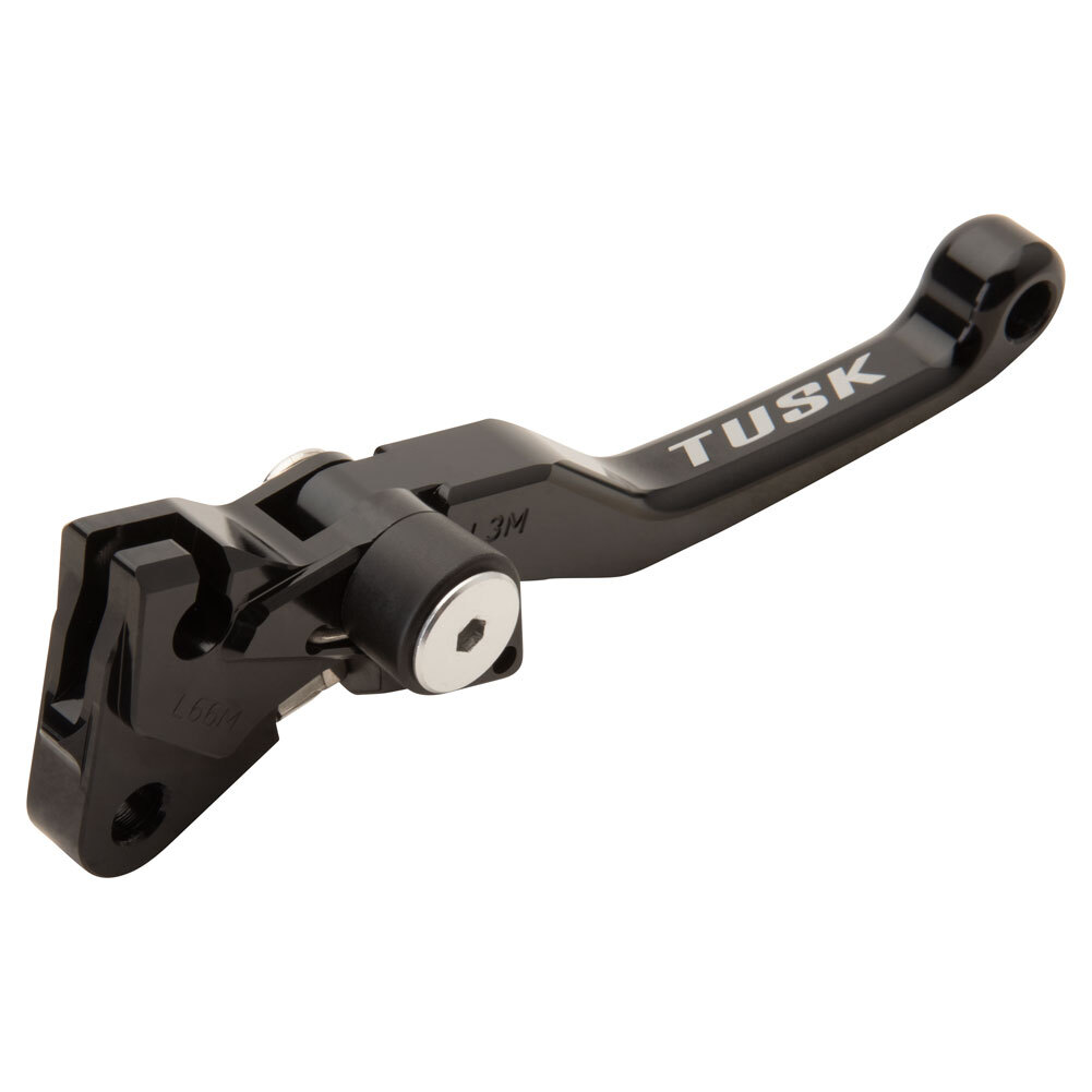 Tusk Folding Clutch /Brake Lever Set-Black-Fits: Yamaha YZ250F/YZ450F 2009–2025
