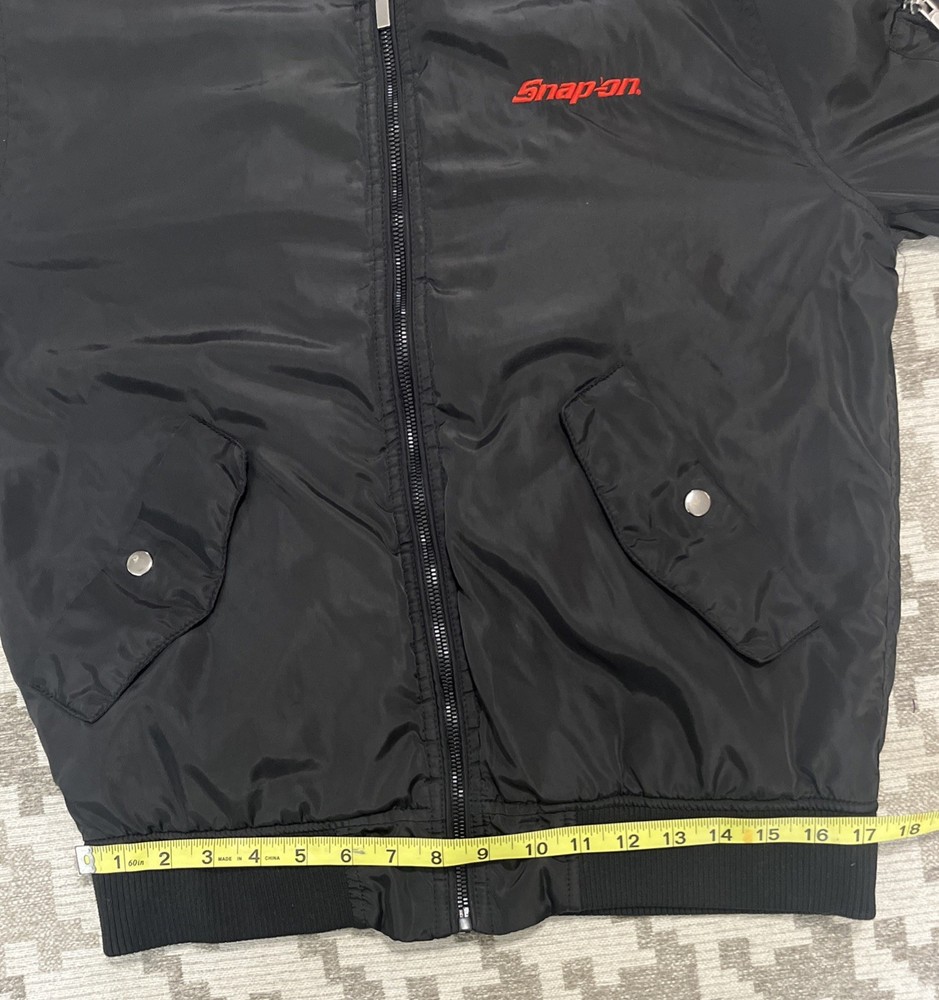 Fossa Apparel Snap-on Bomber Jacket Size Small