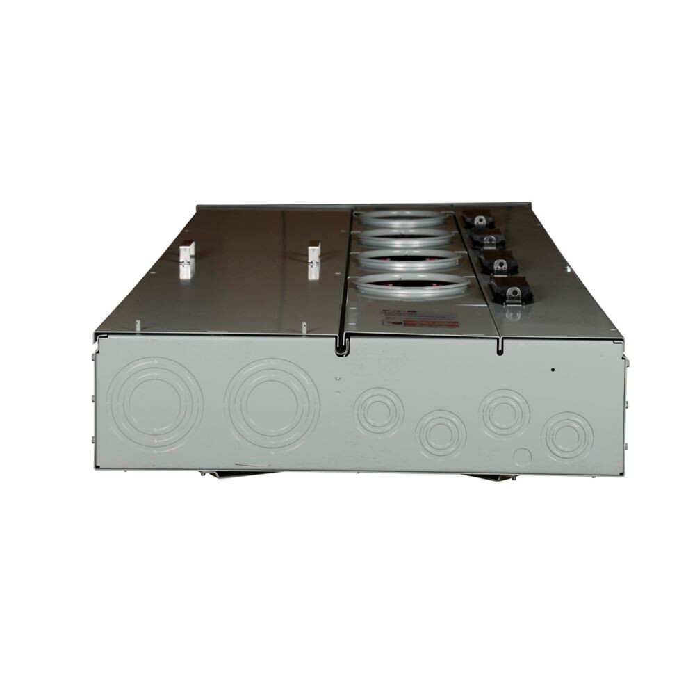 Eaton 4-Gang Meter Pack Combo 600A/200 Amp 1Ph Ring Type Socket 1MP4206R Stack