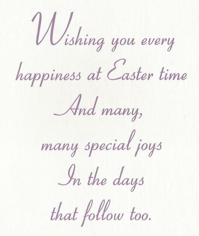 Happy Easter Wishes Just for You (E)