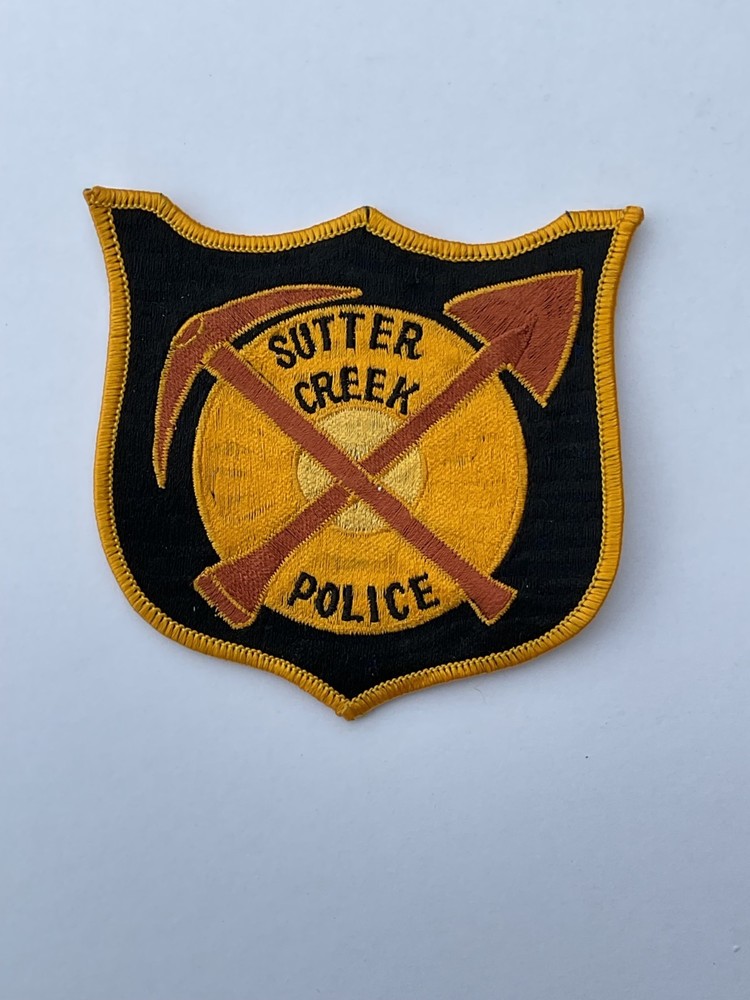 Vintage Sutter Police Department shoulder patch
