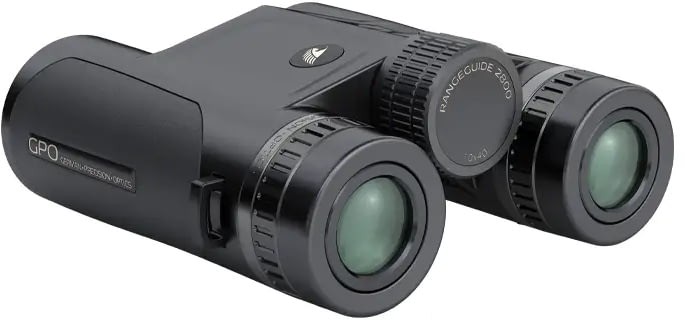 German Precision Optics RangeGuide 10x40mm Binocular Rangefinder, Black, BX731
