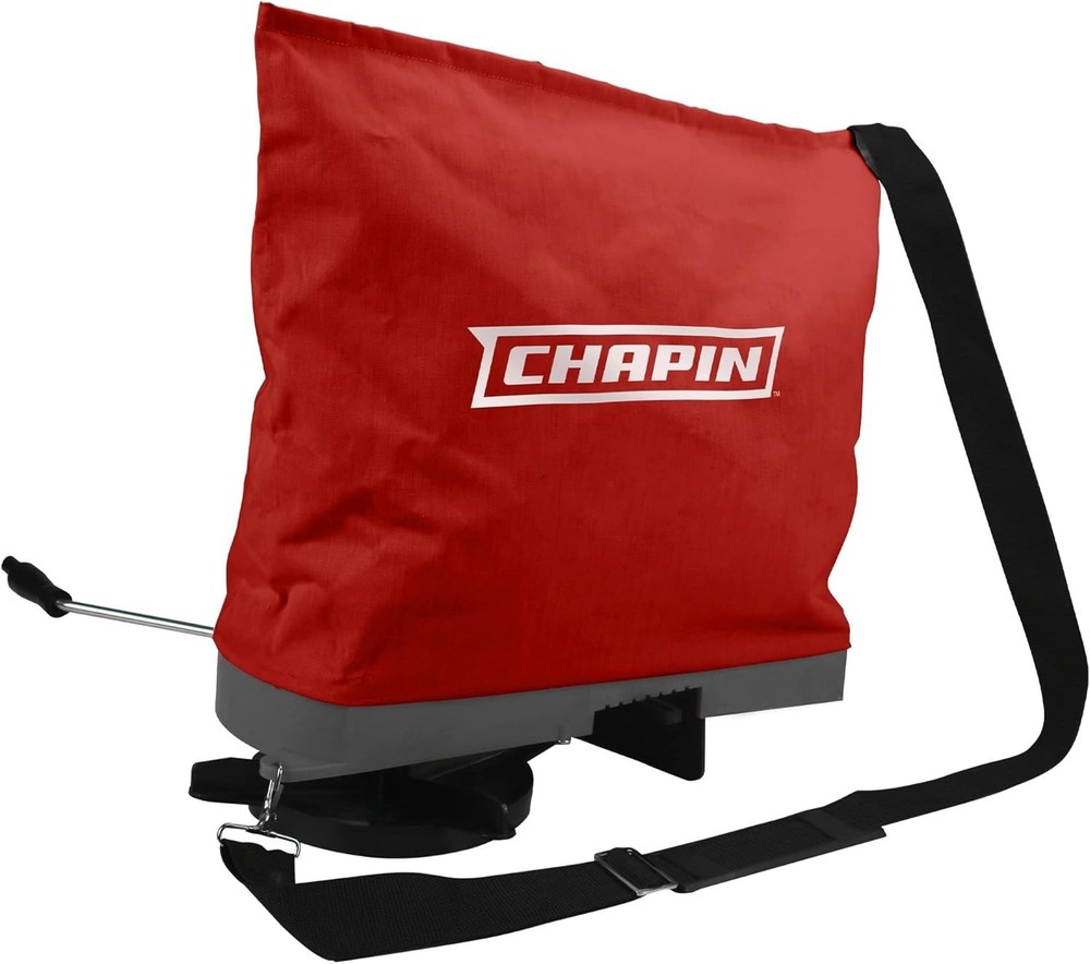 Chapin 25-Pound Handheld Seed Spreader - Waterproof Canvas with Adjustable Strap