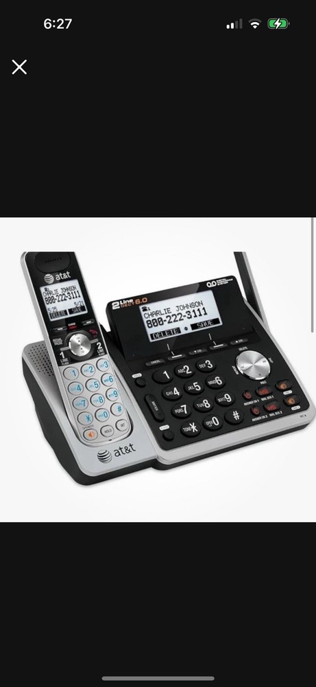 ATT Phone Base/ Plus Phone And Extra Base