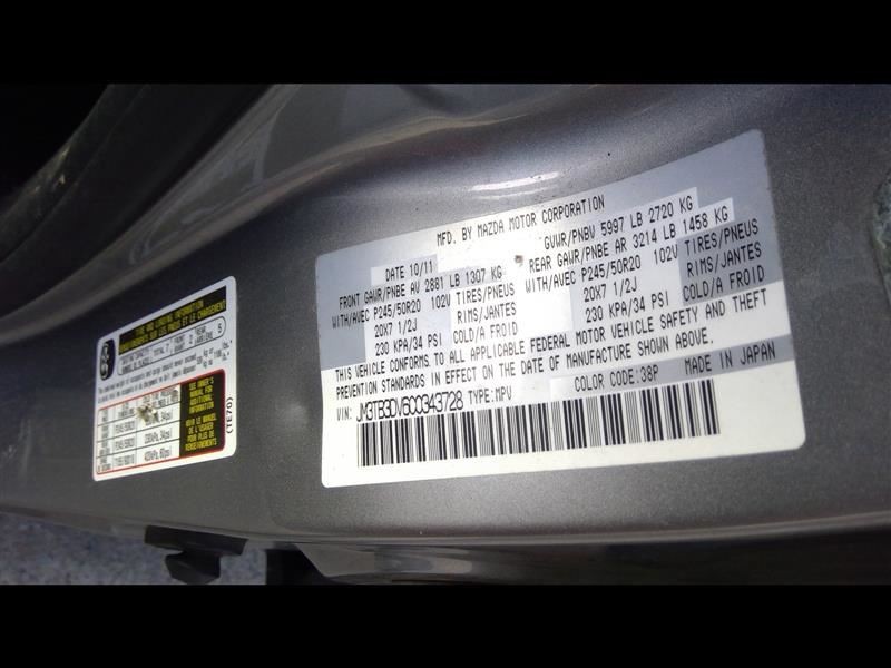 2010 2011 2012 MAZDA CX-9 HEADLIGHT CONTROL MODULE OEM TE69-67-890